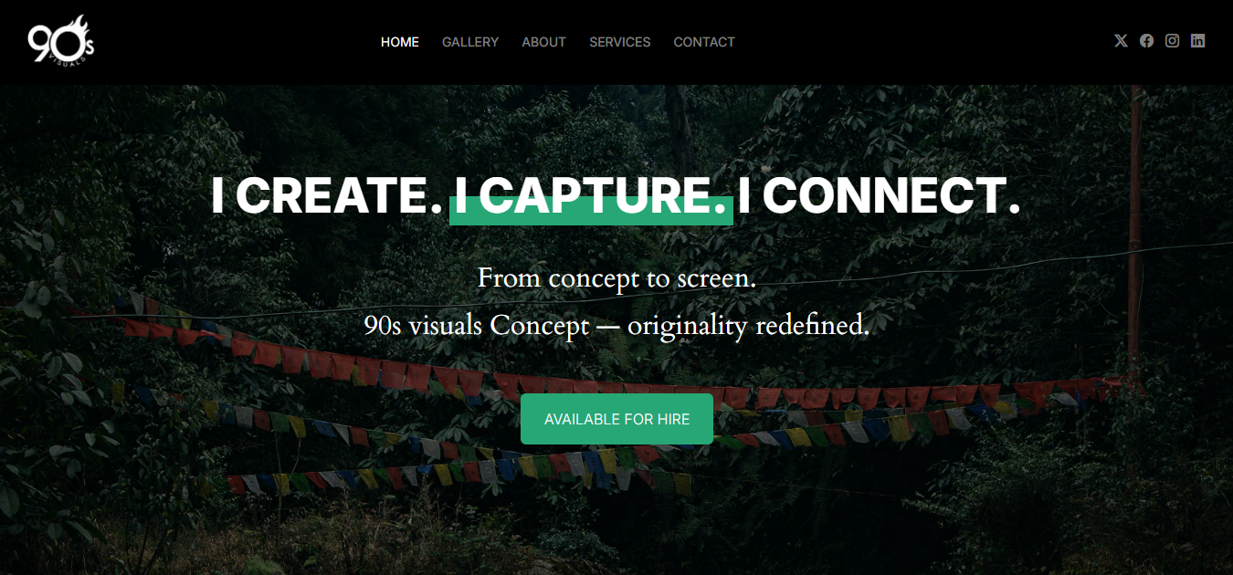 90's visuals project